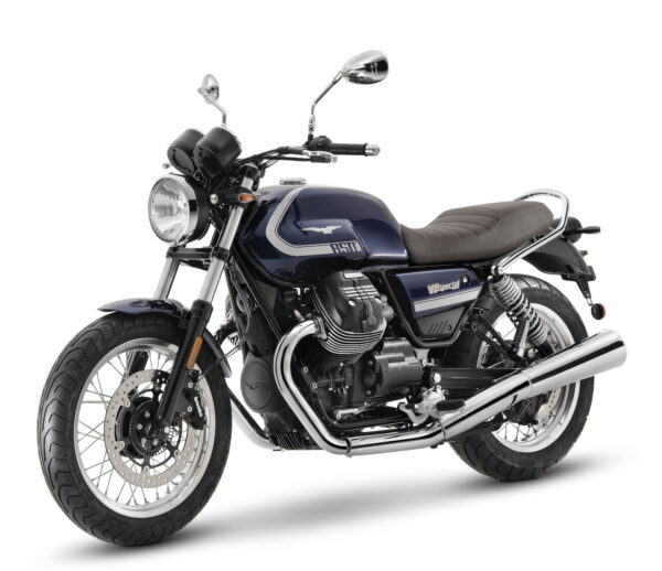 Moto Guzzi V7 Special 850 E5 Blu Formale Front Left