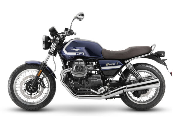 Moto Guzzi V7 Special 850 E5 Blu Formale Left Side