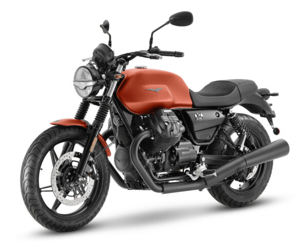 Moto Guzzi V7 Stone 850 E5 Arancione Rame Left Front