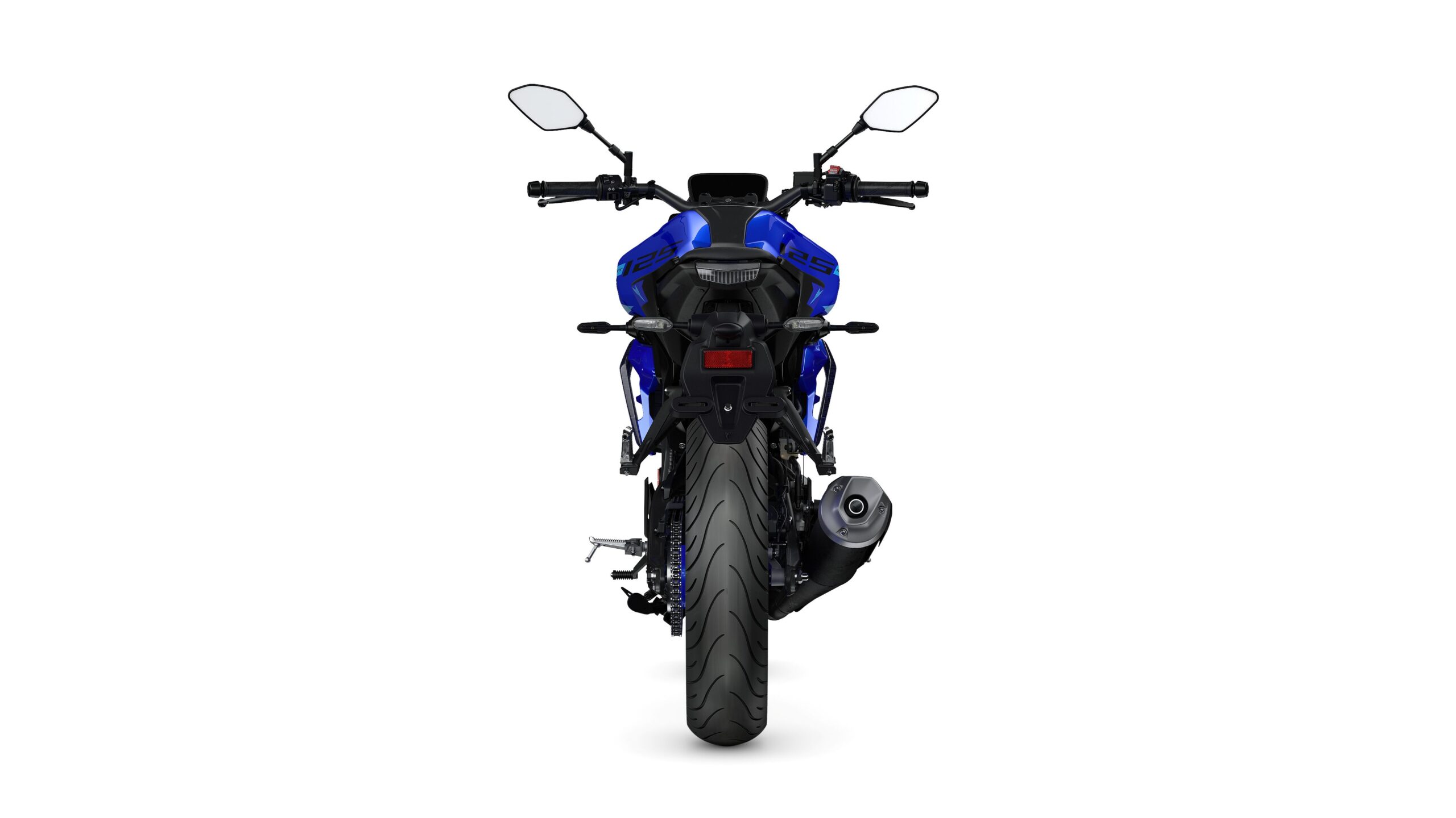 Yamaha 2027 MT-125 Icon Blue Rear