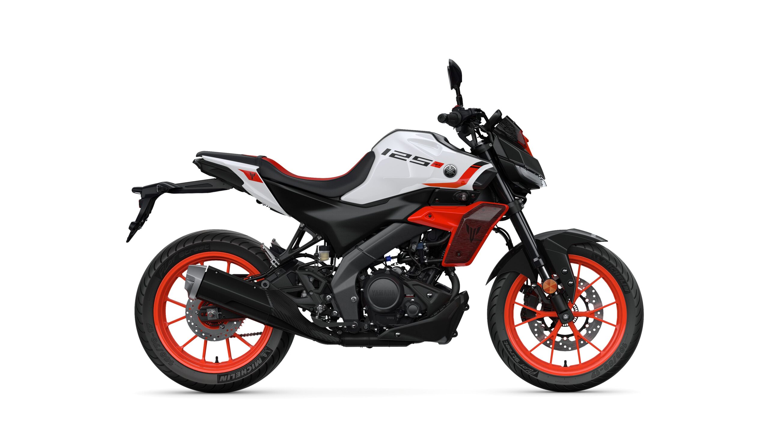 Yamaha 2027 MT-125 Redline White Right